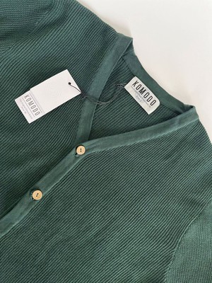 LUCAS - Organic Cotton Cardigan Dark Green from KOMODO
