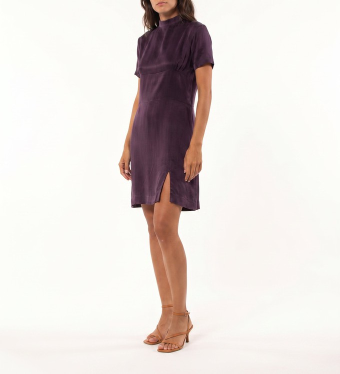 Grace Mini Dress – Plum from Kurinji