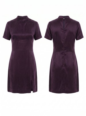 Grace Mini Dress – Plum from Kurinji