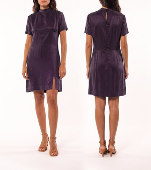 Grace Mini Dress – Plum from Kurinji