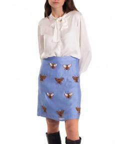 Melissa Peace Silk Mini Skirt via Kurinji
