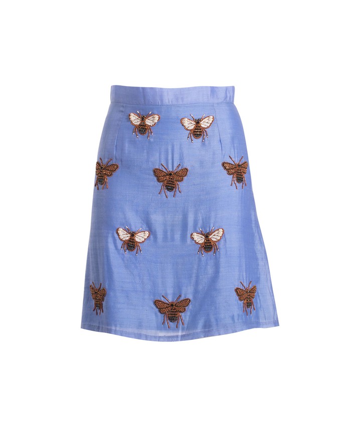 Melissa Peace Silk Mini Skirt from Kurinji