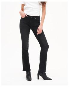 Amy Bootcut Faded Black via Kuyichi