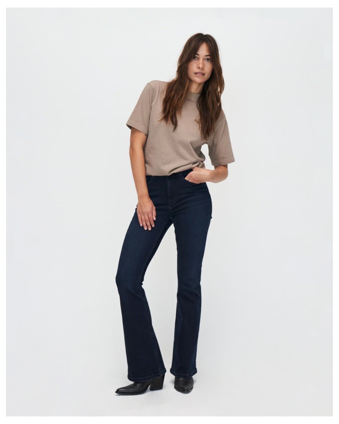 Lisette Flare Deep Blue from Kuyichi