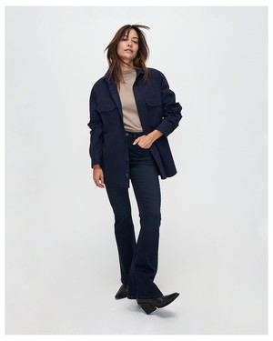 Lisette Flare Deep Blue from Kuyichi