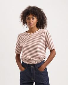 Olivia Striped Tee via Kuyichi