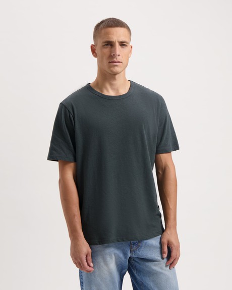 Liam T-shirt van katoen en hennep