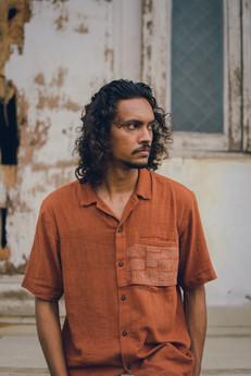 Extra Fabric Flap Shirt via Lafaani