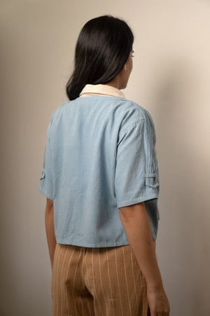 Materiality Unisex Cropped Half Sleeve Jacket from Lafaani