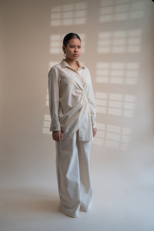 Dawning Draped Shirt from Lafaani