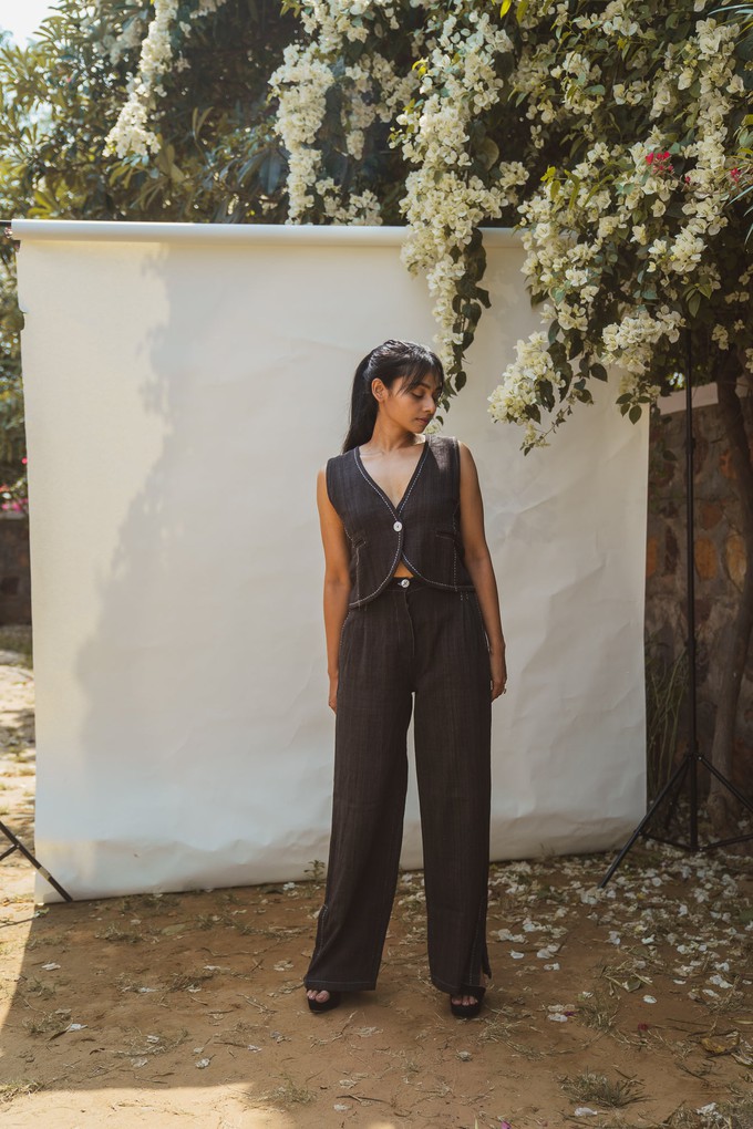 Sonder Waistcoat & Side Slit Pants from Lafaani