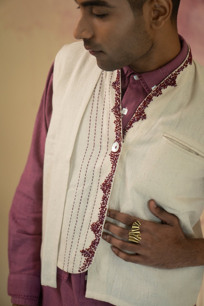 Phosphene Unisex Cropped Vest from Lafaani