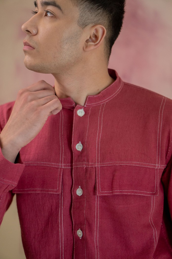 Phosphene Panelled Shirt from Lafaani