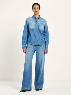 Denim blouse (GOTS) from LANIUS