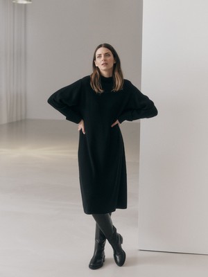 Ribbed knit dress (GOTS) from LANIUS