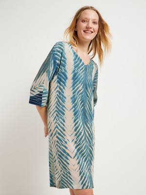 Silk dress print Tabu from LANIUS