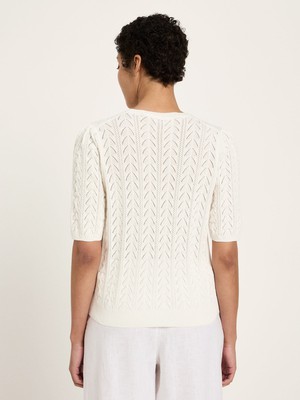 short-sleeved sweater (GOTS) from LANIUS