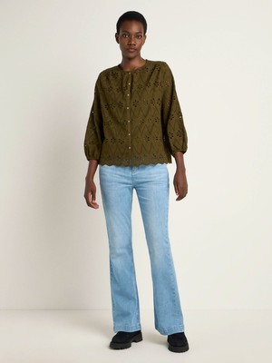 Organic cotton lace blouse from LANIUS