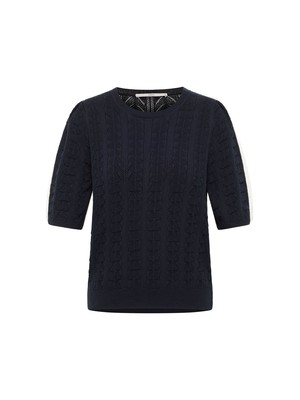 short-sleeved sweater (GOTS) from LANIUS
