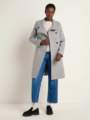 Walk coat with stand-up collar (GOTS) from LANIUS