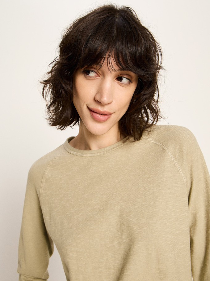 Long-sleeved raglan shirt (GOTS) from LANIUS