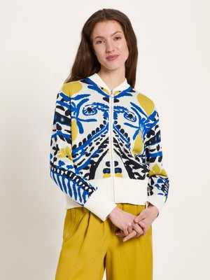 Jacquard cardigan (GOTS) from LANIUS