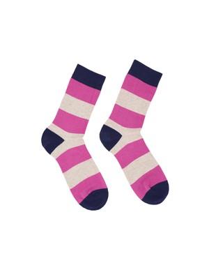 Socks with block stripes (GOTS) from LANIUS