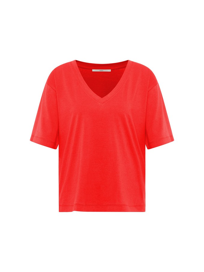 V-neck shirt (GOTS) from LANIUS