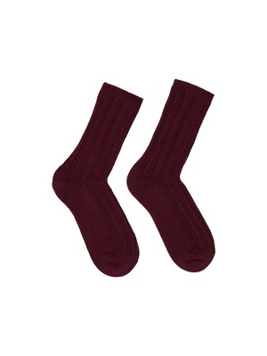 Rib knit socks (GOTS) from LANIUS