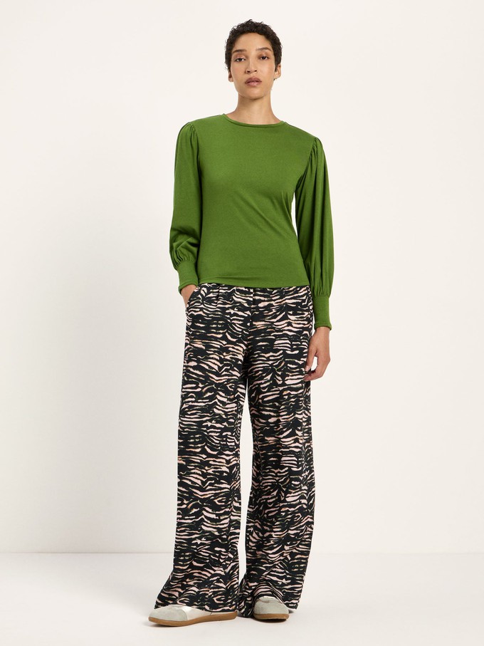 Shirt with gathered sleeve (GOTS) from LANIUS