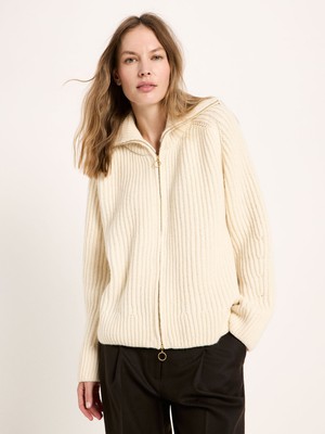 Ribbed cardigan (GOTS) from LANIUS