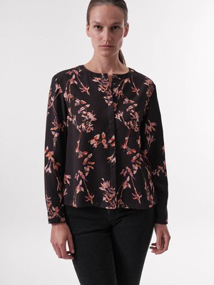 Blouse Print Winter Lotus from LANIUS