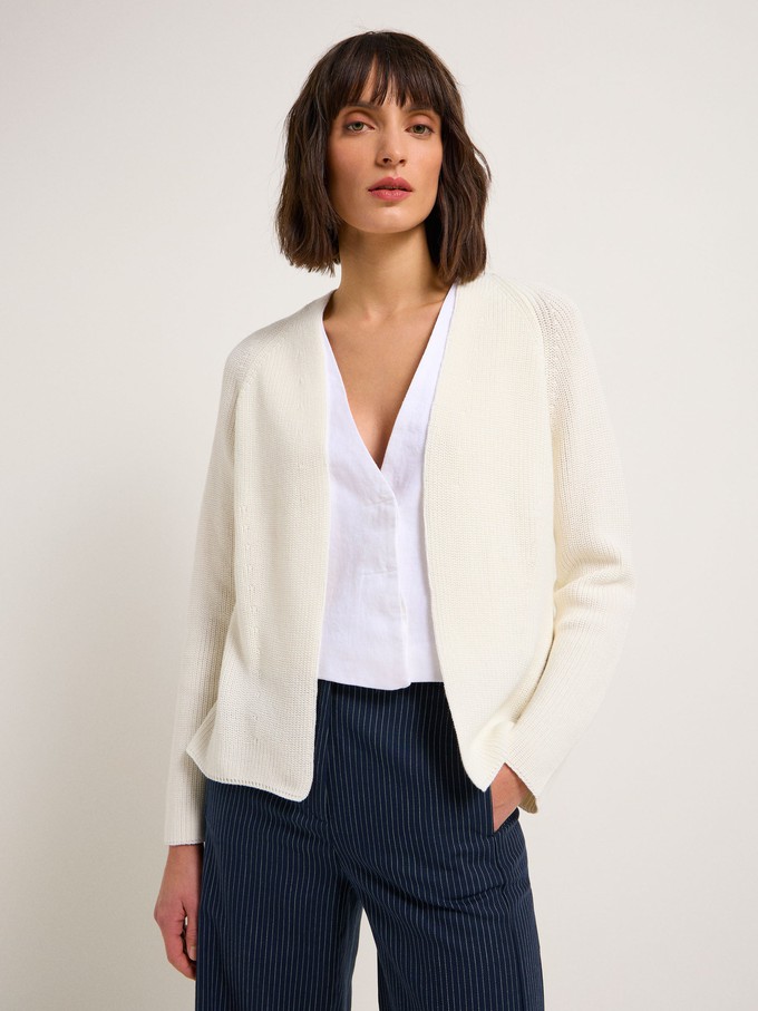 Open knit cardigan (GOTS) from LANIUS