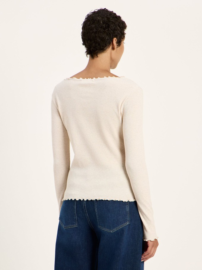 Boat-neck shirt (GOTS) from LANIUS