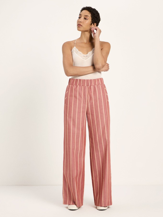 Striped trousers (GOTS) from LANIUS