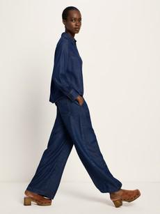 denim blouse via LANIUS