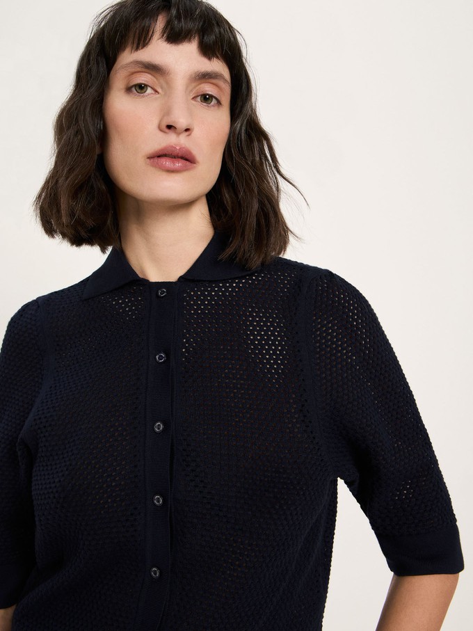 Short-sleeved cardigan (GOTS) from LANIUS