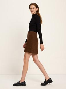 Boucle mini skirt (GOTS) via LANIUS