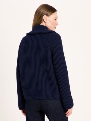 Ribbed Cardigan (GOTS) from LANIUS