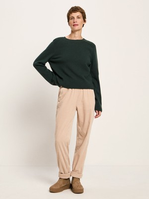 Cropped sweater (GOTS) from LANIUS