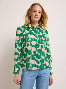 Shirt blouse Print Graphic Dots via LANIUS