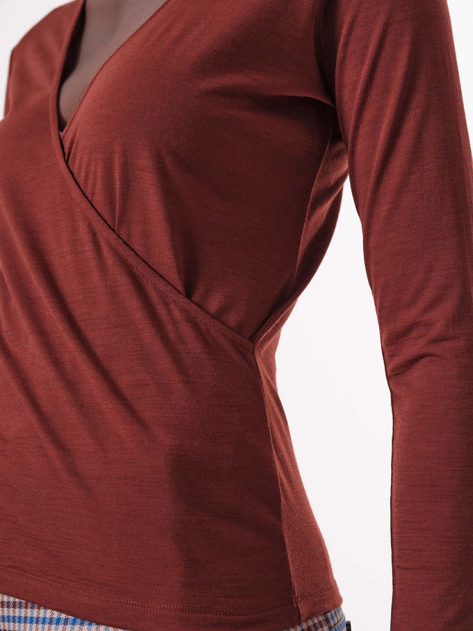 Wrap-around shirt from LANIUS