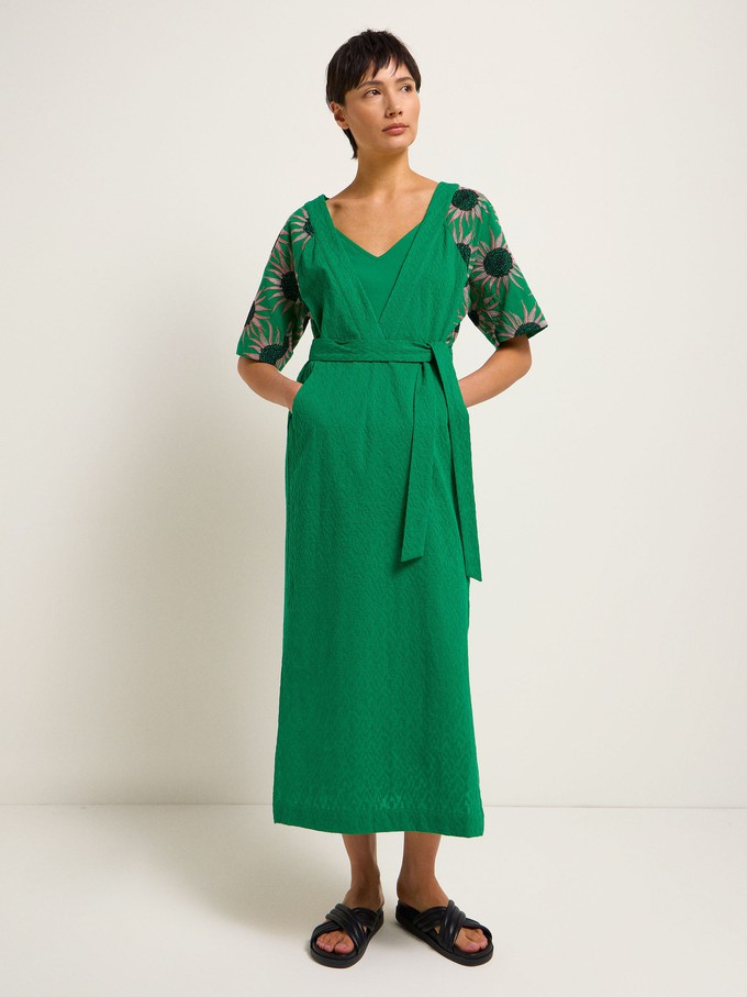 Midikleid mit Stickerei from LANIUS