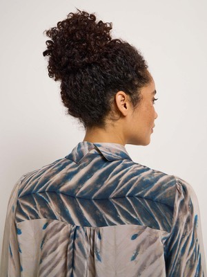 Silk blouse print Tabu from LANIUS