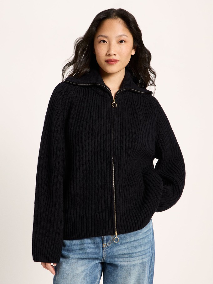 Ribbed Cardigan (GOTS) from LANIUS