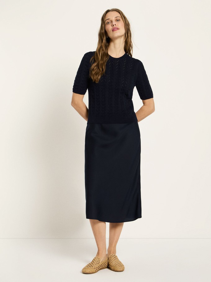 short-sleeved sweater (GOTS) from LANIUS