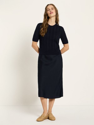 short-sleeved sweater (GOTS) from LANIUS