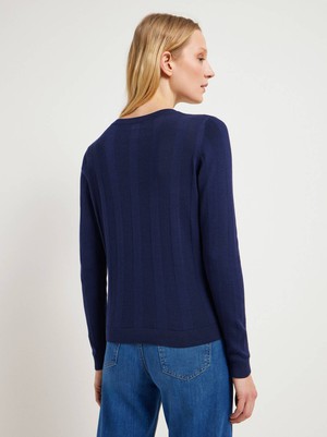 Jumper with wide ribbing (GOTS) from LANIUS