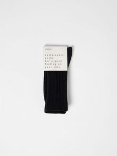Ribbed knit socks (GOTS) via LANIUS