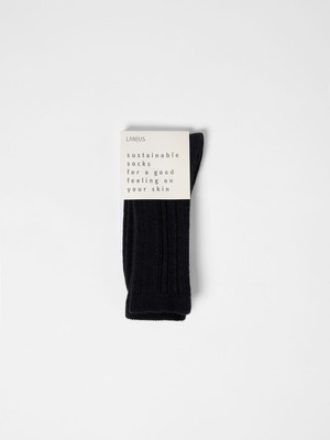 Ribbed knit socks (GOTS) from LANIUS